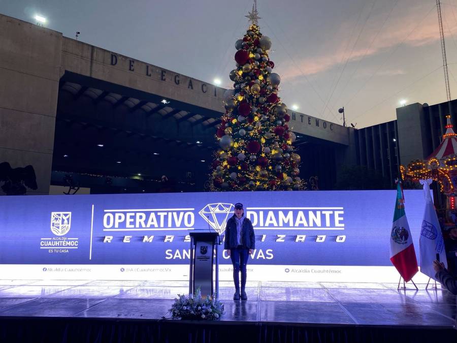 La alcaldesa de Cuauhtémoc lanza un operativo para garantizar la seguridad y el orden en el espacio público