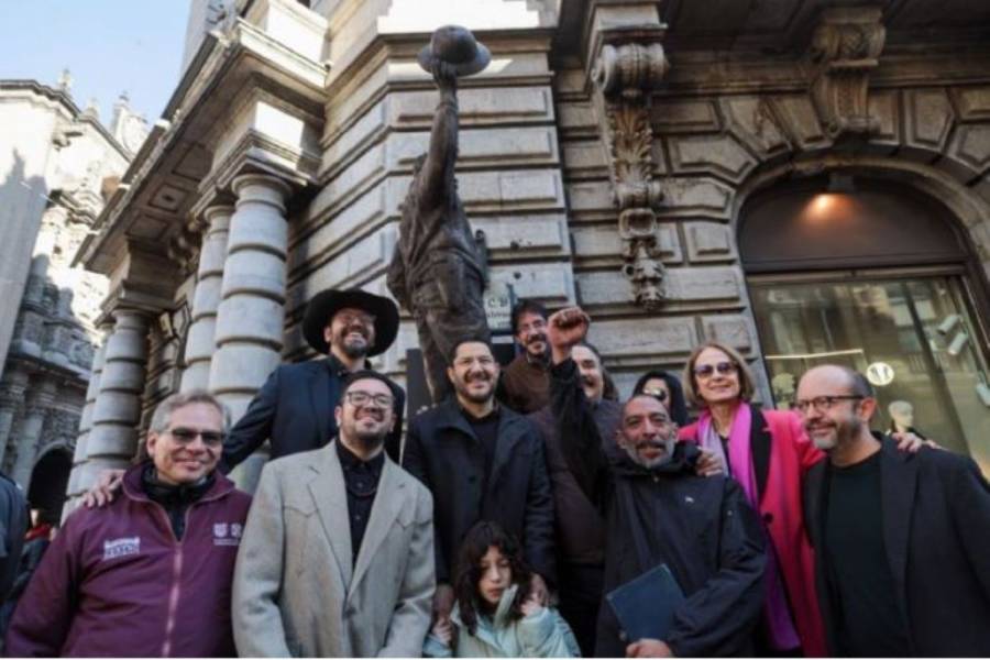 Homenaje a Pancho Villa en el Centro Histórico de la CDMX en el último día del año