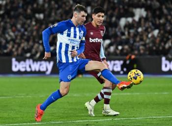 El West Ham de Edson &Aacute;lvarez no pasa del empate frente al Brighton