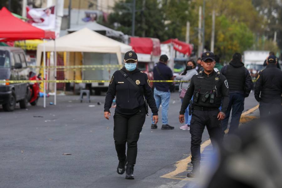 Reforzamiento de seguridad en Iztacalco tras balacera con víctimas mortales