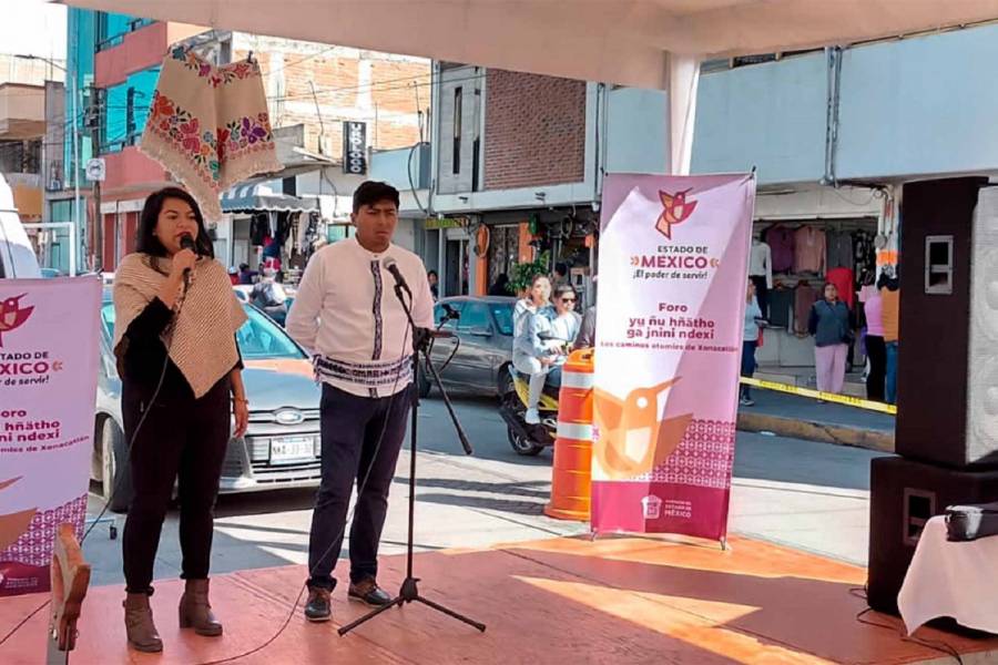 Gobierno de Delfina Gómez fomenta la cultura otomí en Foro “Los caminos otomíes de Xonacatlán”