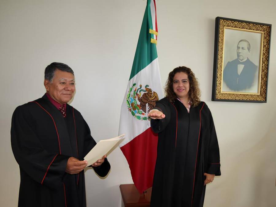 Yasmín Esquivel celebra elección de Berenice Ramírez como presidenta del Poder Judicial de Oaxaca