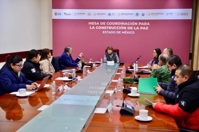 Reconoce Delfina Gómez Álvarez colaboración para la integración de la Mesa de Coordinación para la Construcción de la Paz