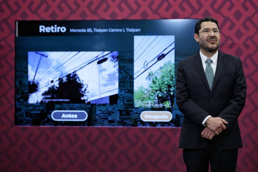 Retiran m&aacute;s de 600 km de cable en desuso en la CDMX