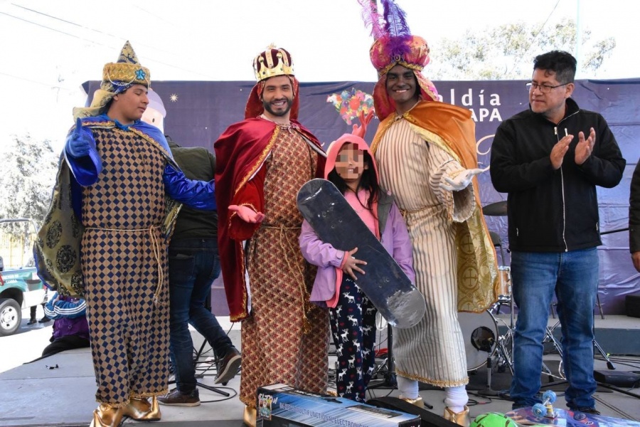 Exhorta Iztapalapa a Reyes Magos a no regalar mascotas, juguetes y videojuegos bélicos