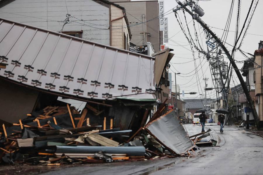 Terremoto en Japón deja 98 muertos, según nuevo balance