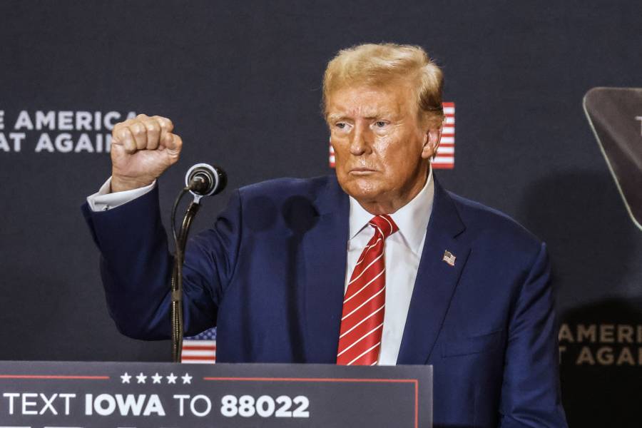 Trump inicia campaña en Iowa tres años después del asalto al Capitolio