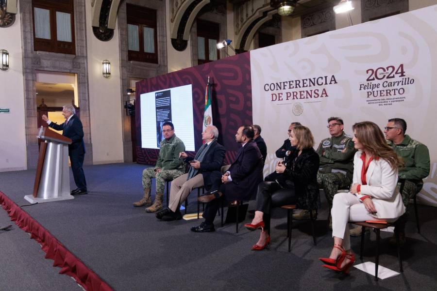 “No les queda de otro que magnificar los temas de violencia”, dice AMLO sobre oposici&oacute;n