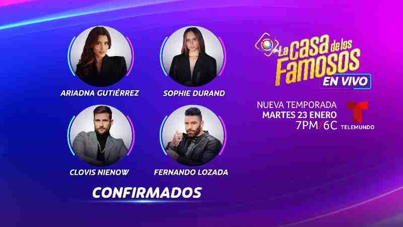 ¡Sorpresa! Estos cuatro nombres se suman al elenco de La Casa de los Famosos