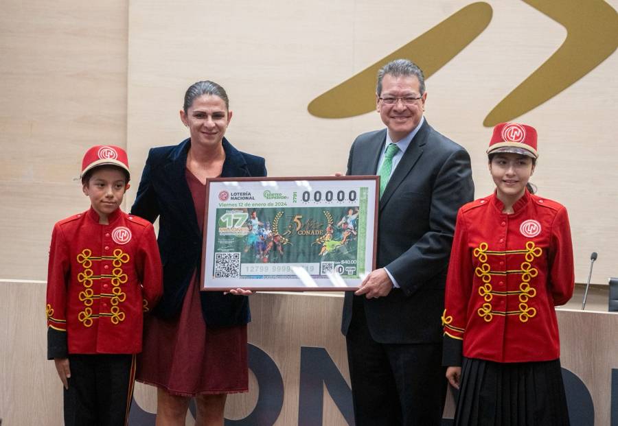 CONADE y Loter&iacute;a Nacional celebran el 35º aniversario con un billete conmemorativo