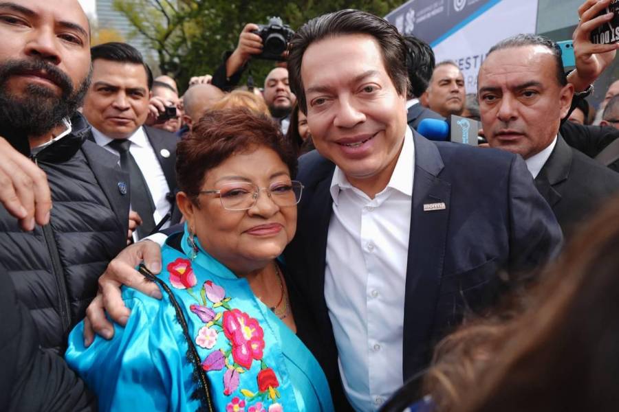Mario Delgado elogia a Ernestina Godoy y la considera para el Senado en representación de Morena