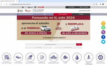 Informa Secretaría de Finanzas que Portal de Servicios al Contribuyente del Edomex opera con normalidad