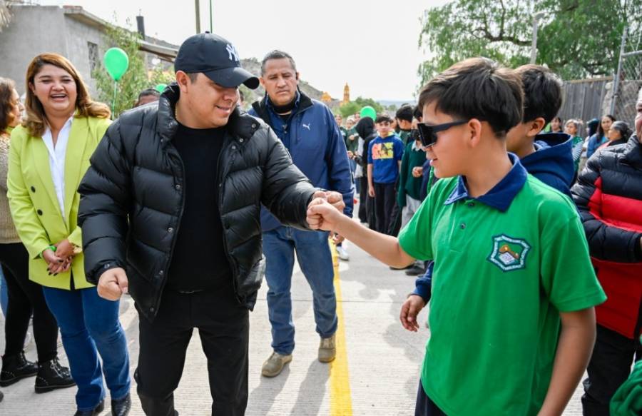 Ricardo Gallardo inaugura nuevas obras viales en Cerro de San Pedro
