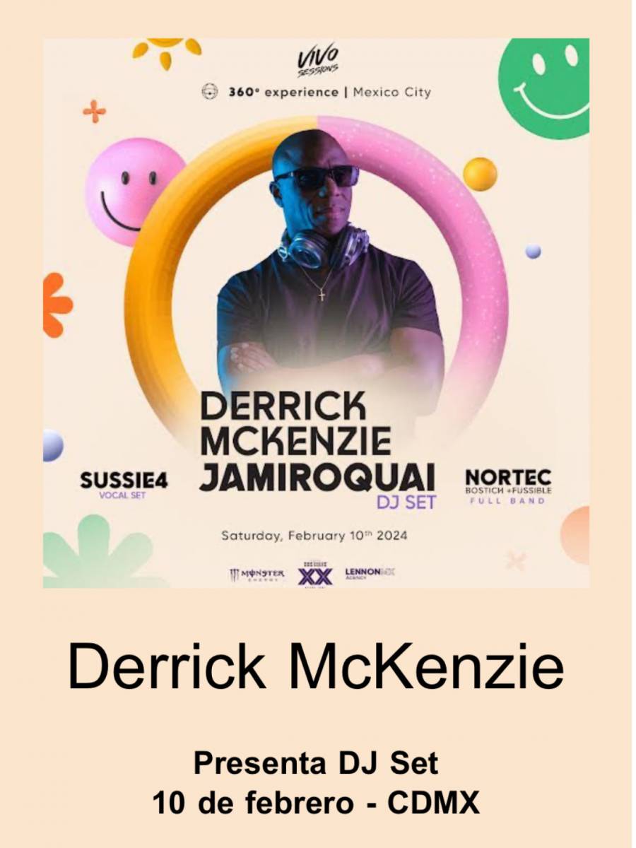 Vivo Sessions presenta a Derrick McKenzie (Jamiroquai)