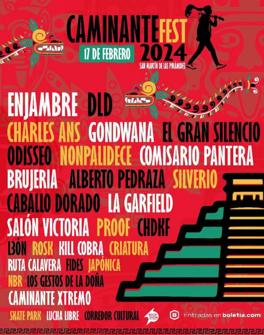 EL CAMINANTE FEST 2024 DESLUMBRA CON UN PODEROSO LINE UP EN SU QUINTA EDICIÓN EN TEOTIHUACAN