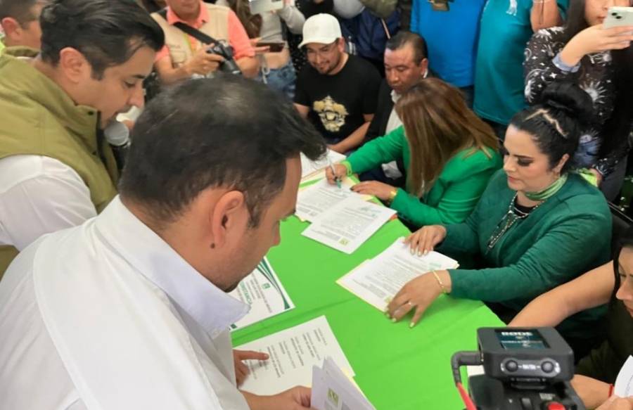 Con ambiente festivo PVEM concluye jornada de registros a precandidaturas