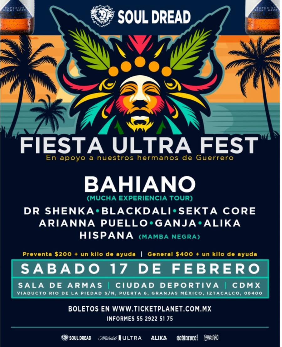 Soul dread México presenta la Primera Edición de Fiesta Ultra Fest