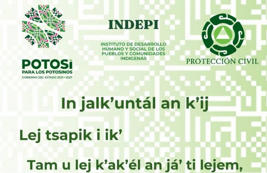 Gobierno lanza tríptico de prevención en comunidades indígenas