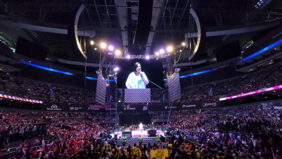 Xóchitl Gálvez cierra precampaña en Arena Ciudad de México