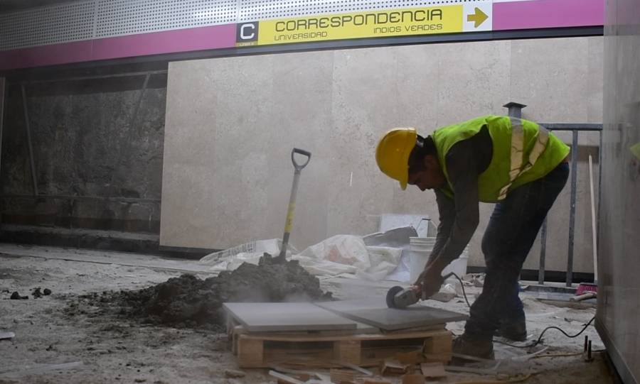 Avanzan trabajos de remodelación en cinco estaciones de la Línea 1