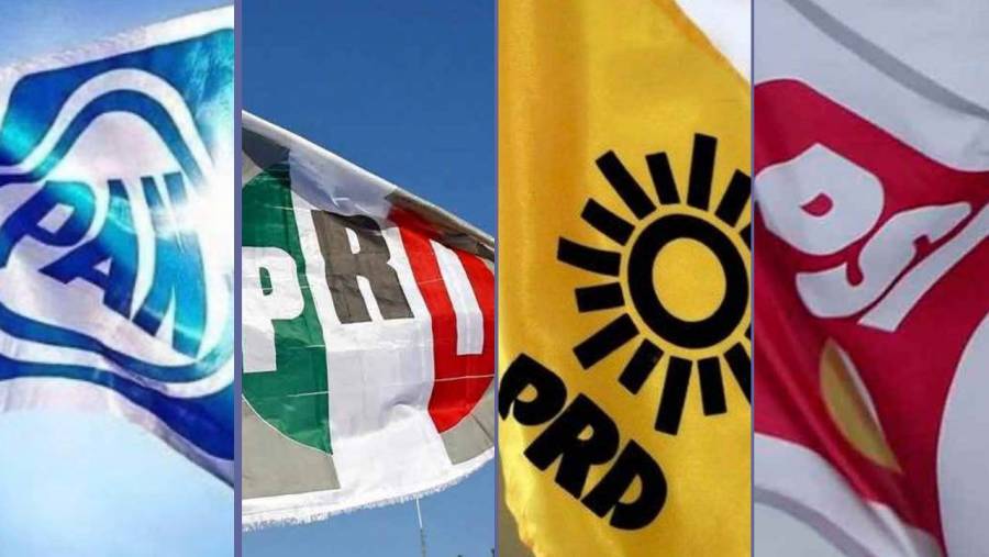 PAN, PRI, PRD y PSI exigen piso parejo en la Contienda Electoral