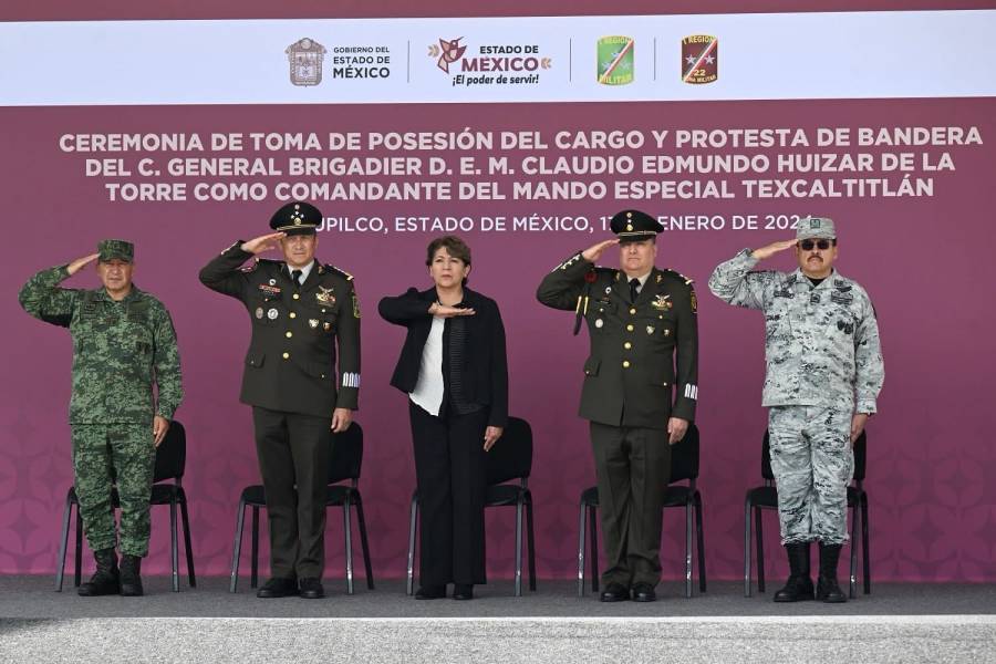 Delfina Gómez nombra a General de la Sedena para Comandar Zona Sur del Edomex