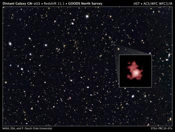 Descubren el agujero negro m&aacute;s antiguo del universo