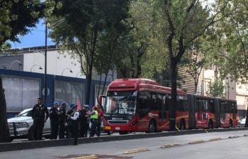 Muere un hombre tras ser atropellado por una unidad del Metrobús