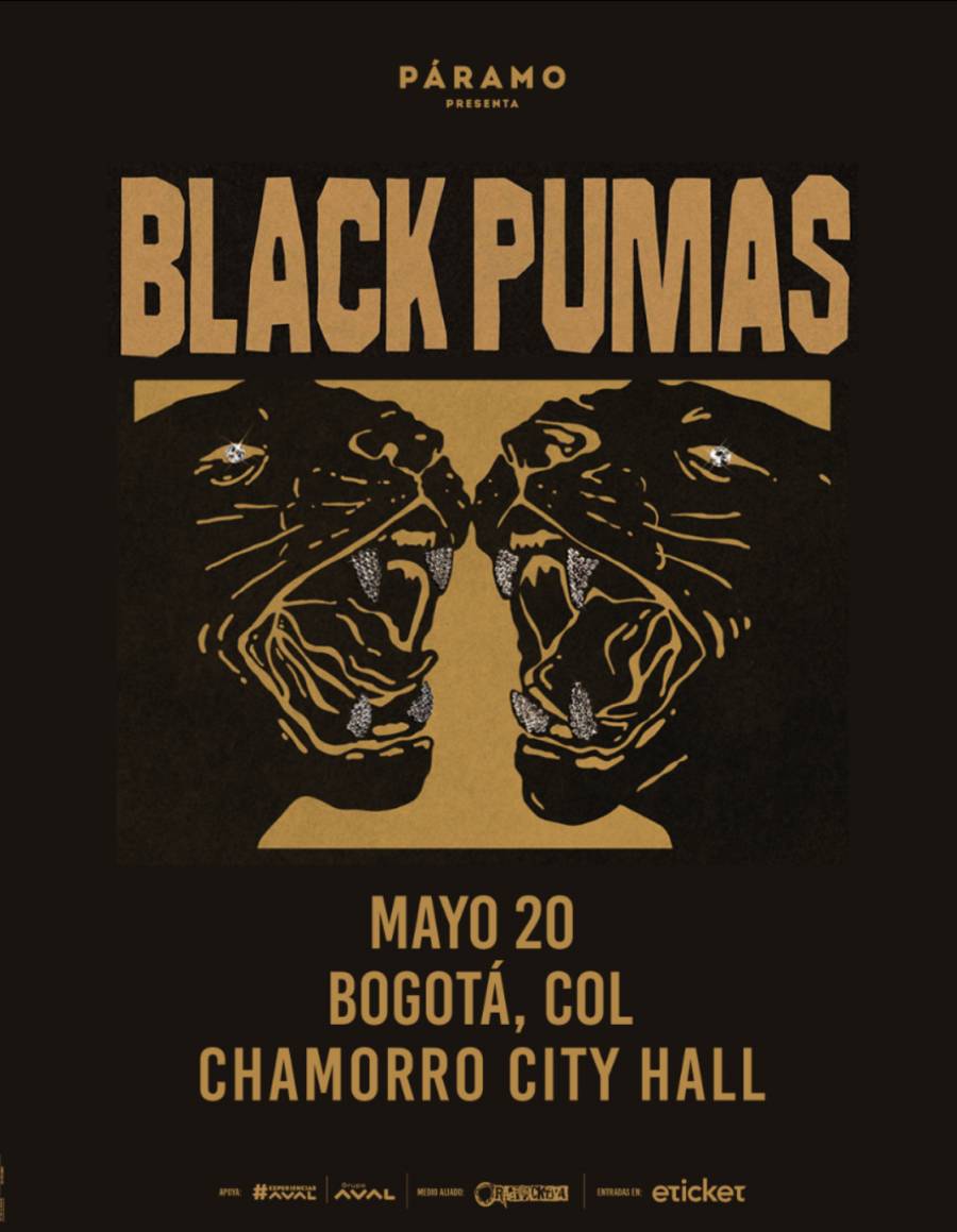 ¡Black Pumas brillando por si solos en su regreso a Bogotá el 20 de mayo!