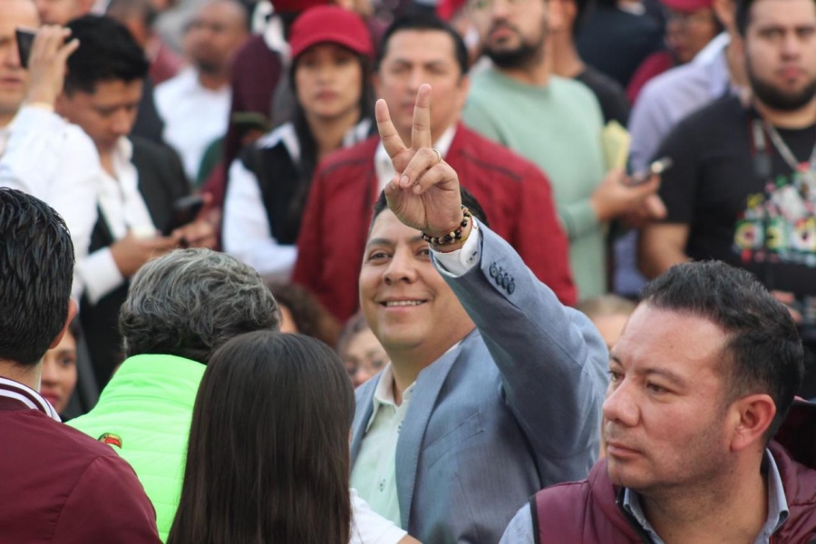 Ricardo Gallardo expresa apoyo total a Claudia Sheinbaum en cierre de precampaña en CDMX