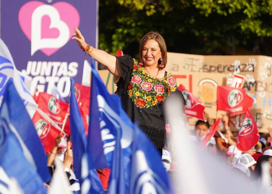 Xóchitl Gálvez promete resolver problema de la inseguridad en cierre de precampaña