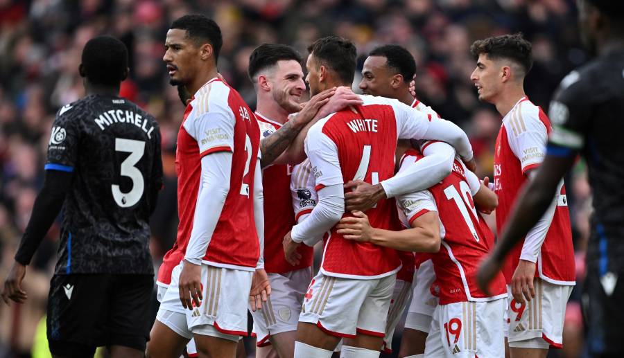 Arsenal corta la racha negativa con una goleada al Crystal Palace