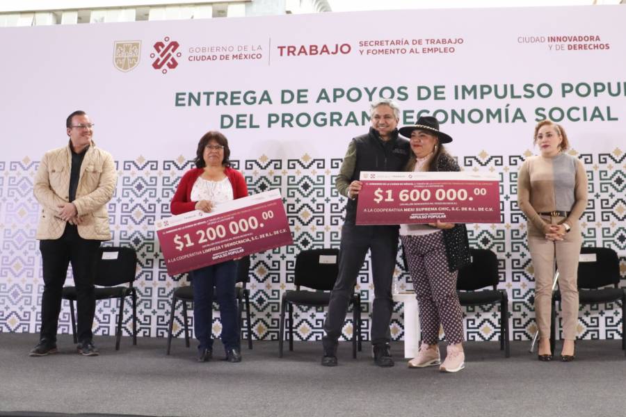 Beneficia GobCDMX con m&aacute;s de 22 mdp a cooperativas del Subprograma “Impulso Popular” de la STYFE