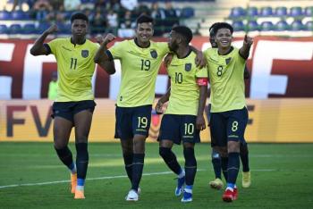 Ecuador abre el Preolímpico sudamericano con triunfo 3-0 ante Colombia