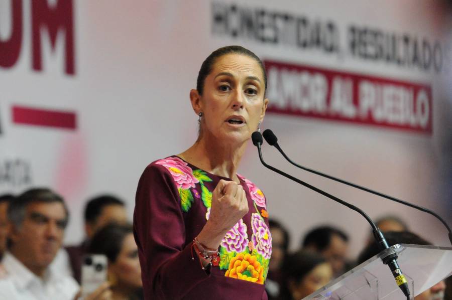Sheinbaum sorprende haciendo rapel y habla acerca de la maternidad