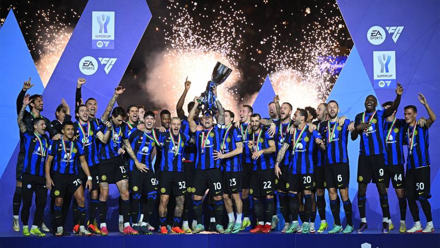 Lautaro Martínez da al Inter su tercera Supercopa de Italia consecutiva