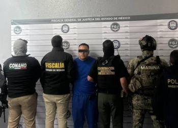 Cae hombre acusado de matar a marino en Estado de México