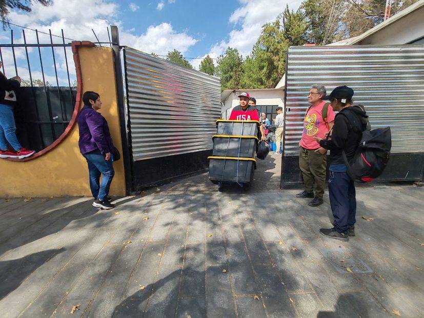 Operativo de la alcaldía de Coyoacán recupera espacio público en Jardín Hidalgo