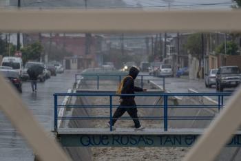 Preveen fuertes lluvias y chubascos por frente frio numero 30