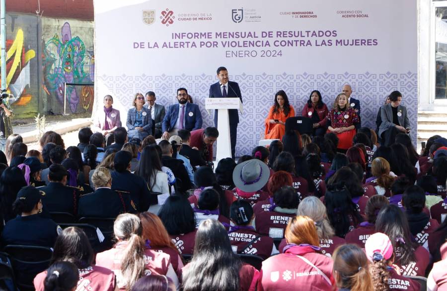 Garantizan GobCDMX Y FGJ seguridad para mujeres de las 16 alcaldías