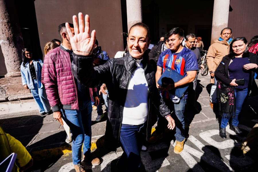 TEPJF desecha quejas por actos anticipados de Claudia Sheinbaum