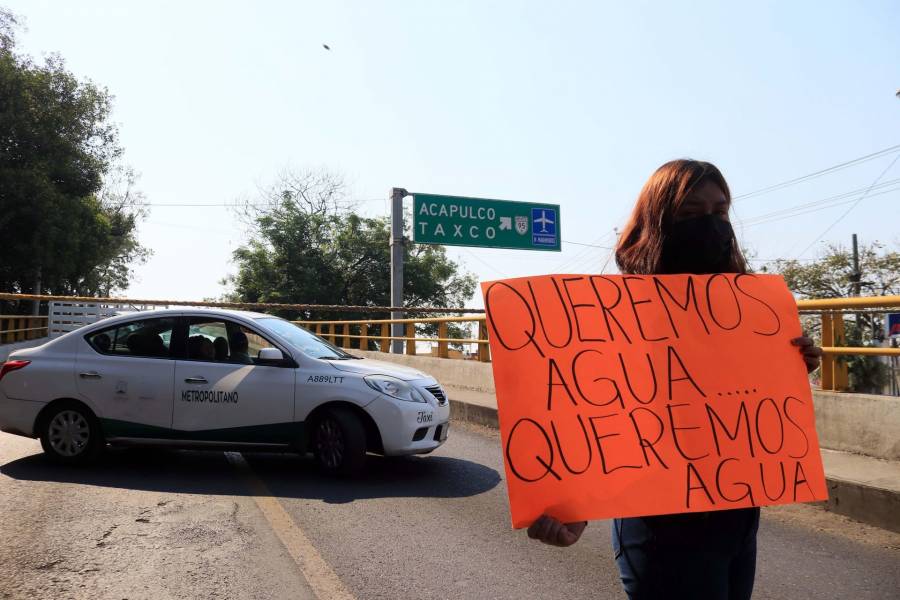 Ola de protestas por escasez de agua en la Ciudad de México