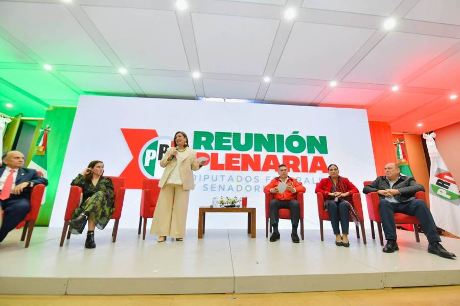 Xóchitl Gálvez Ruiz encuentra apoyo en la Plenaria del PRI y llama a trabajar unidos por México