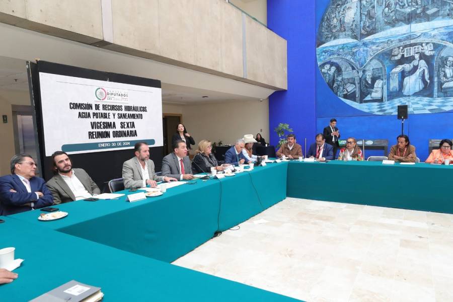 Diputados analizan problemática del sistema de agua en Valle de México