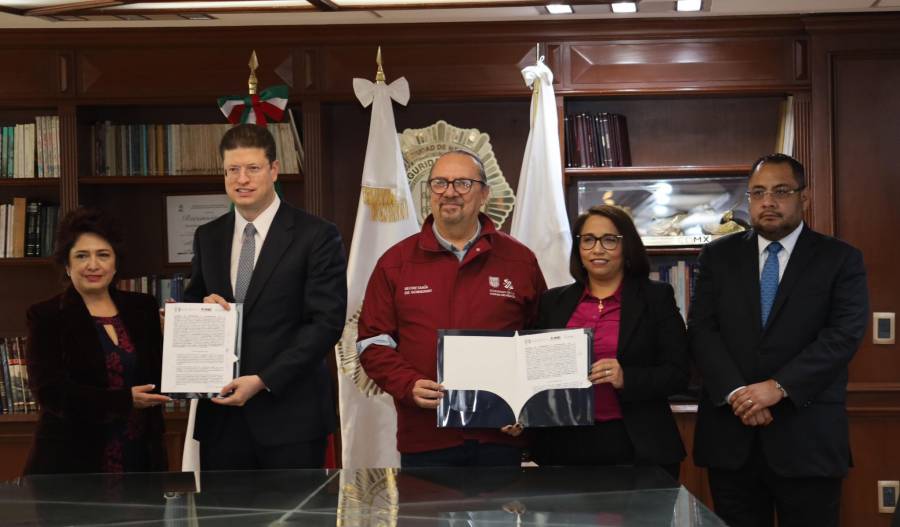 SSC, INE y el IECM firman convenio para implementar el voto en personas con prisión preventiva