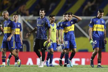 Boca sufre con empate en Copa de la Liga argentina y Cavani sigue peleado con el gol