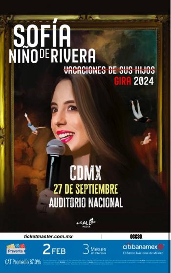 SOFÍA NIÑO DE RIVERA EN LA CDMX