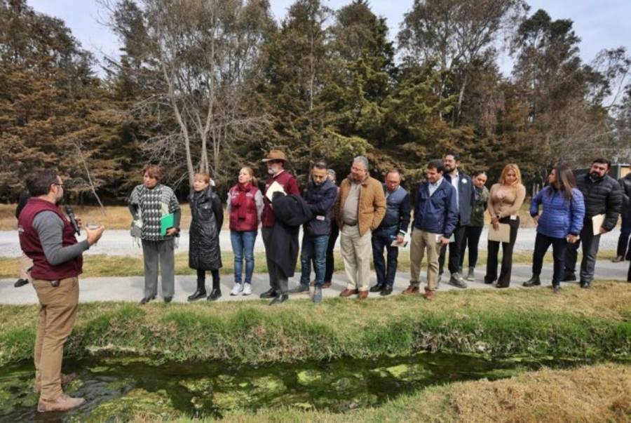 Impulsa Delfina G&oacute;mez plan de recuperaci&oacute;n de humedales en Edomex