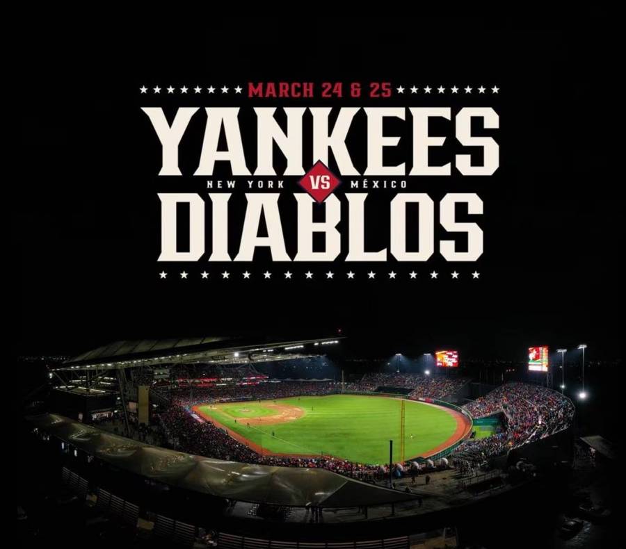 Yankees de Nueva York se enfrentarán a los Diablos Rojos en México