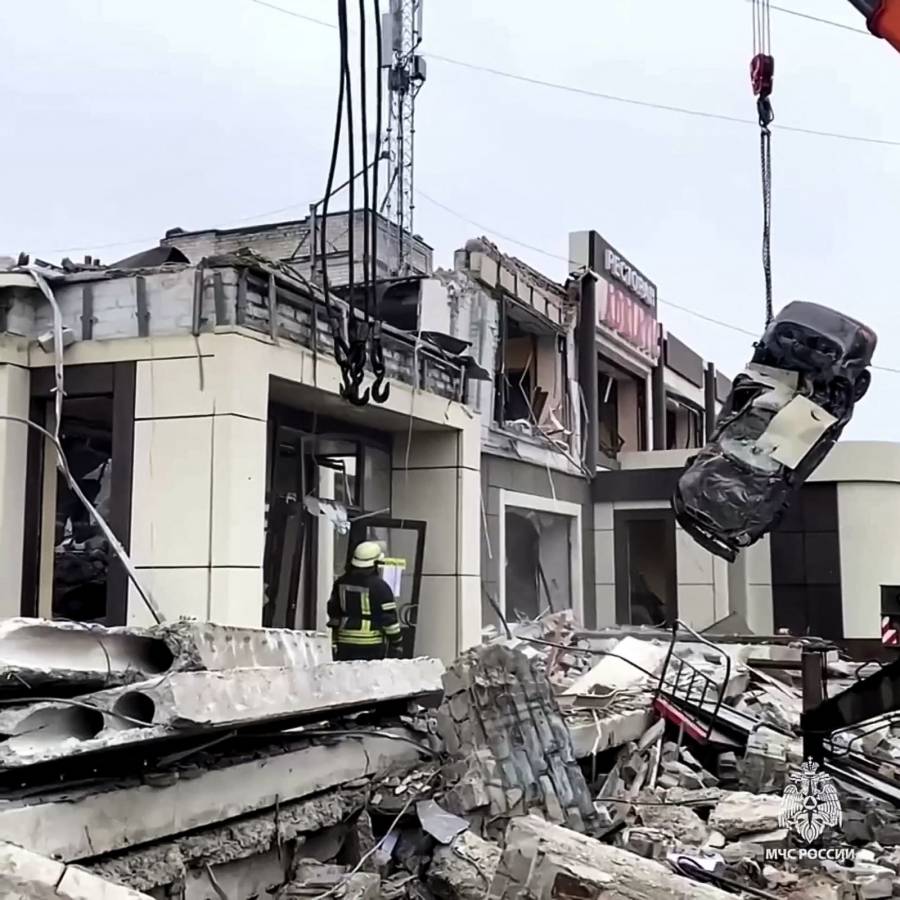 Incendio en una refinería en Rusia tras un ataque con drones